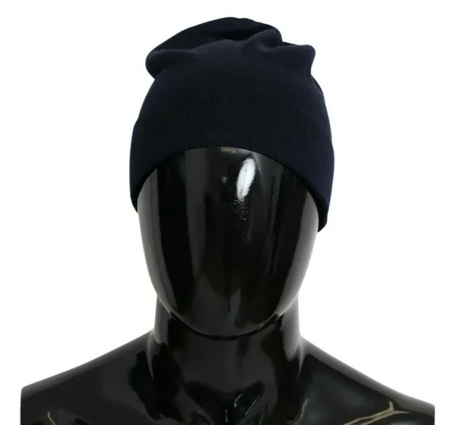 GIVENCHY Paris Синяя хлопковая кашемировая шапка-бини унисекс для мужчин и женщин, один размер, зима