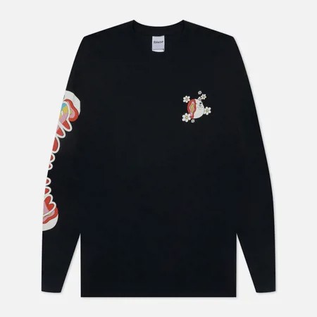 Мужской лонгслив RIPNDIP In A Haze, цвет чёрный, размер XL