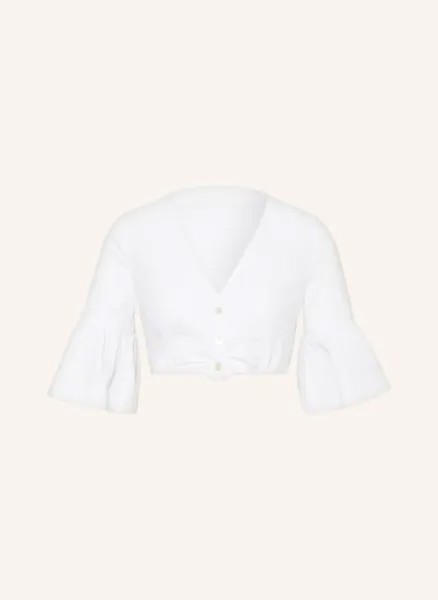 Блузка дирндль с вышивкой Sportalm, белый