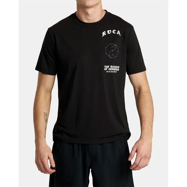 Футболка с коротким рукавом Rvca Va Barb, черный