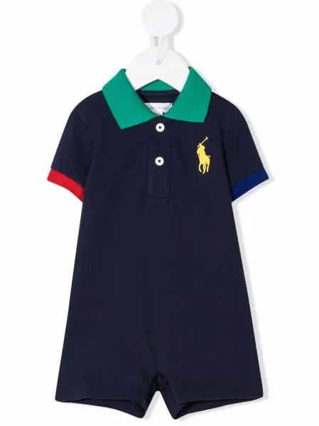 Ralph Lauren Kids комбинезон с вышивкой Big Pony