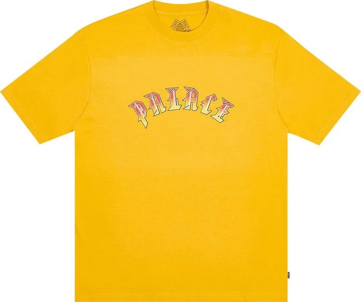 Футболка Palace x Spitfire P-Fire T-Shirt 'Camel', загар