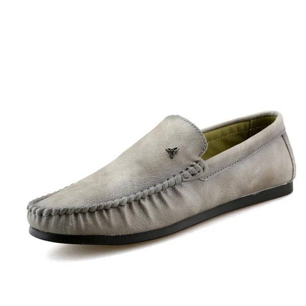 Удобные легкие Мокасины, Минималистичная обувь для мужчин, кожаная повседневная обувь, классические лаконичные мужские лоферы на плоской п...