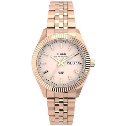 Наручные часы TIMEX Waterbury, золотой, розовый
