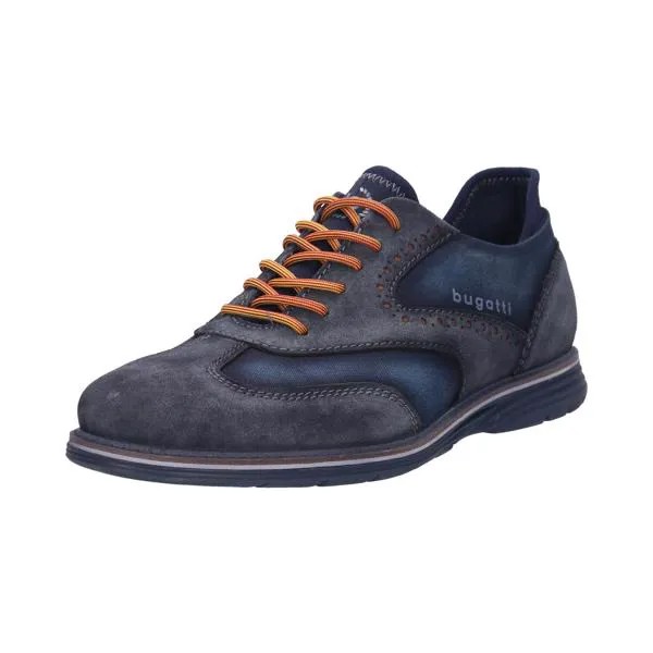 Мужские полуботинки Bugatti (Sandhan comfort 332A6U61-3469), синие