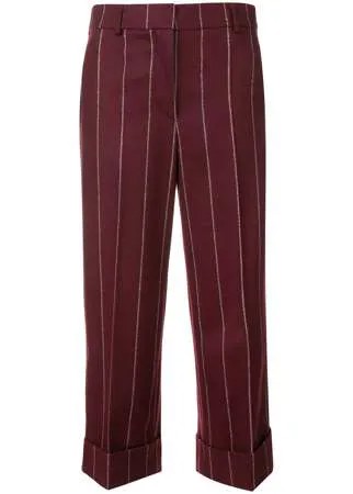Thom Browne фланелевые брюки в полоску