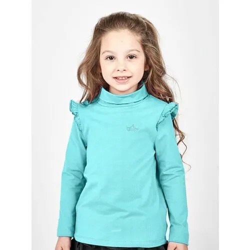 Водолазка Mini Maxi, размер 104, бирюзовый