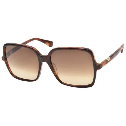 Солнцезащитные очки Max Mara MM0037, коричневый, черный