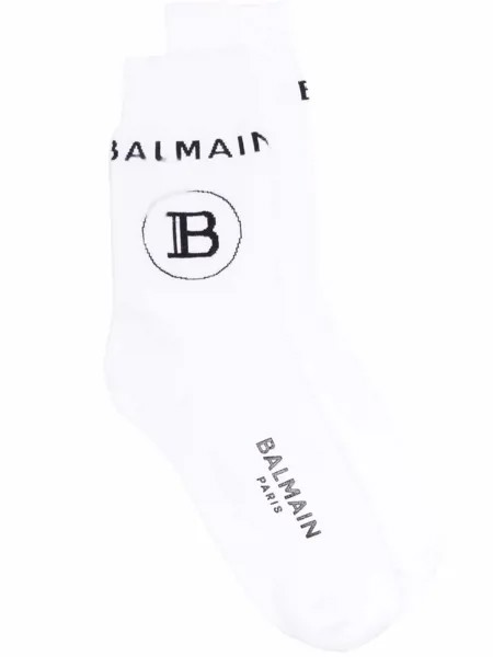 Balmain носки с монограммой