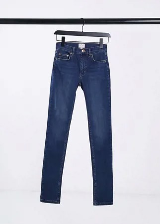 Синие зауженные джинсы French Connection Rebound-Синий