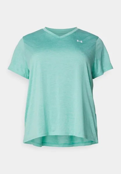 Спортивная футболка TECH TWIST Under Armour, цвет radial turquoise/white
