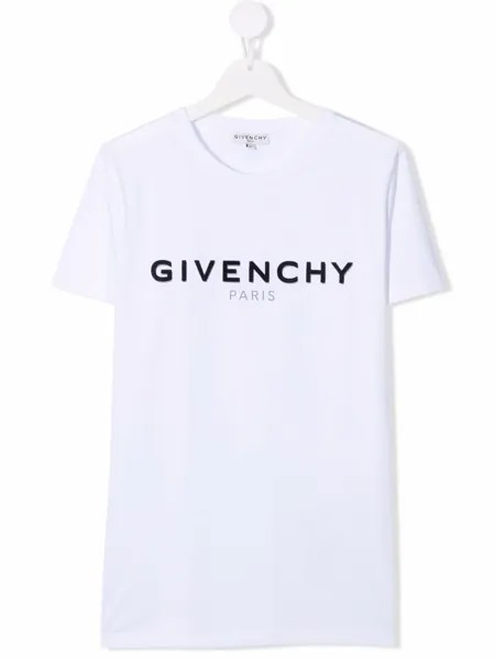 Givenchy Kids футболка с логотипом