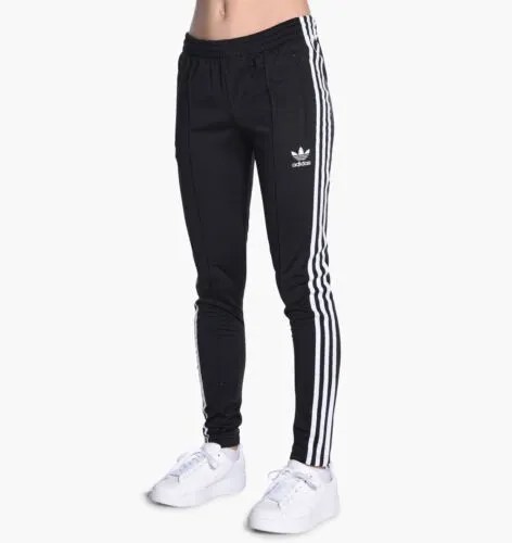 [BK0004] Женские спортивные штаны Adidas Originals Superstar - черный/белый