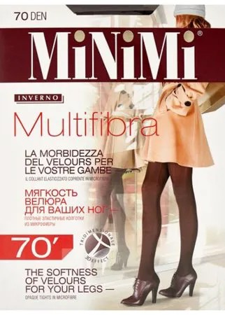 Колготки MiNiMi Multifibra 70 den, размер 3-M, moka (коричневый)