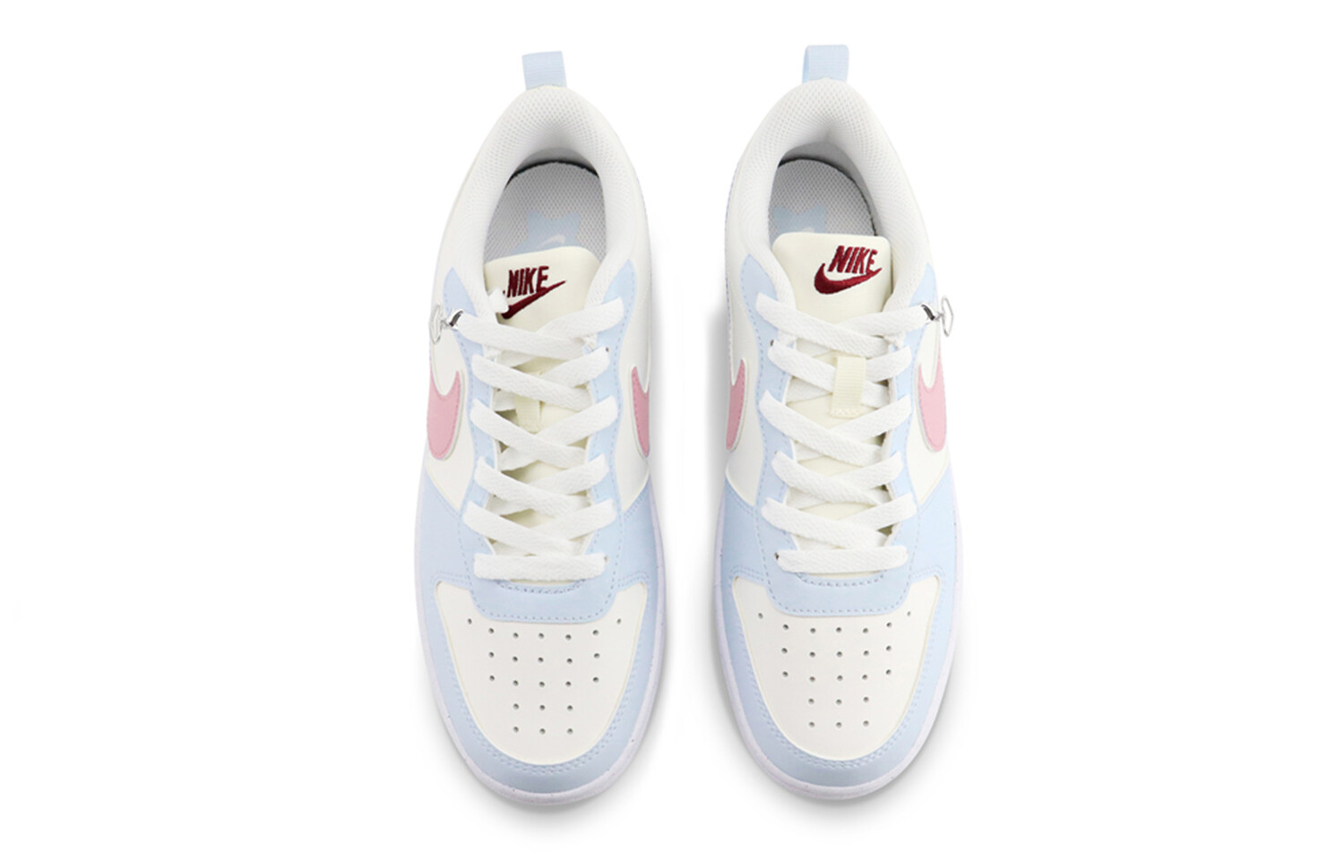 Кроссовки Nike Court Borough Skateboarding Shoes Women's Low-top Marfil Powder, цвет Marfil powder
