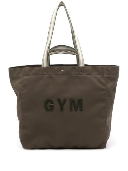 Anya Hindmarch сумка-тоут с принтом Gym