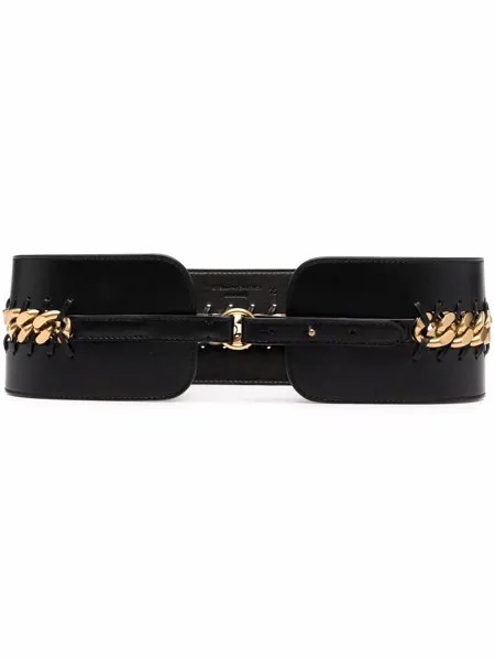 Stella McCartney chain-link leather belt