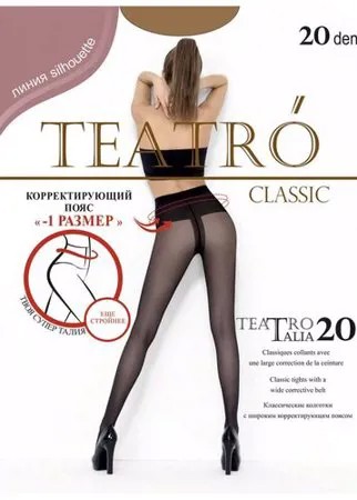 Колготки TEATRO Talia, 20 den, размер 3/M/3-M, коричневый