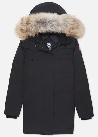 Женская куртка парка Canada Goose Victoria, цвет чёрный, размер L