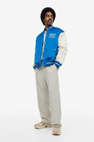 Бомбер мужской H&M 1131185002 голубой 3XL (доставка из-за рубежа)