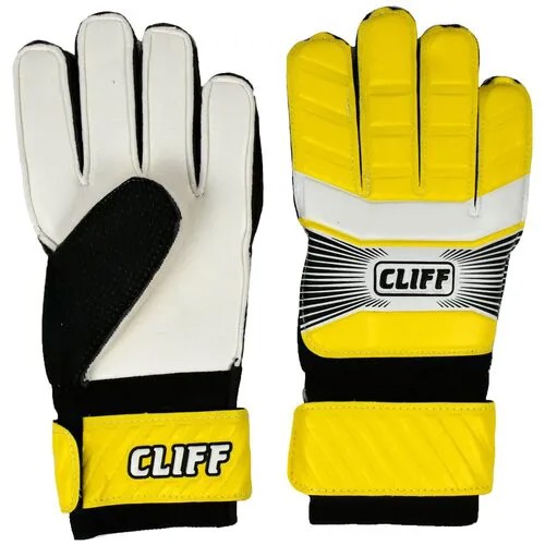 Вратарские перчатки Cliff, белый, желтый