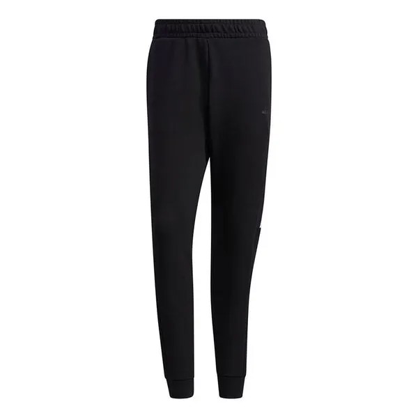 Спортивные штаны adidas neo M Cs Db Tp 2 Logo Stripe Athletics Sports Knit Bundle Feet Pants Black, черный