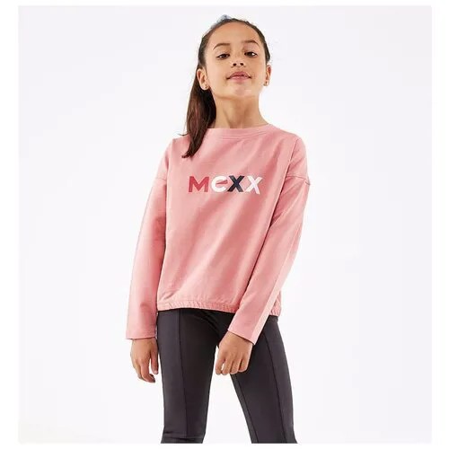 Свитшот для девочек MEXX; цвет Old Pink р. 146-152