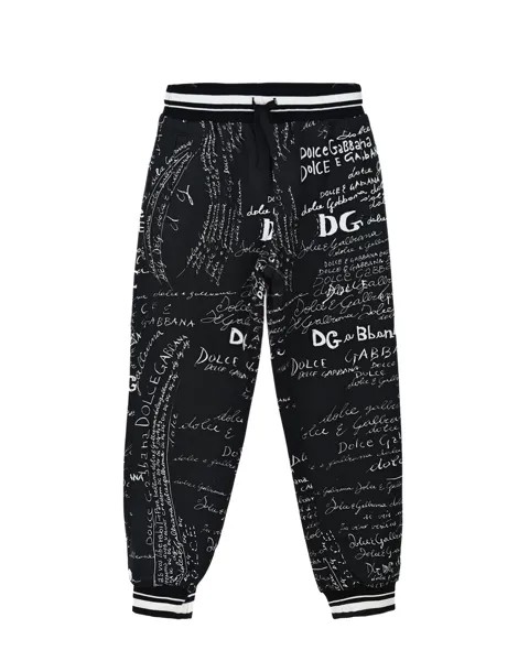 Спортивные брюки с логотипом Dolce&Gabbana детские