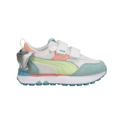 Белые кроссовки Puma Rider Fv Bow V Slip On для молодых девушек, повседневная обувь 38788002