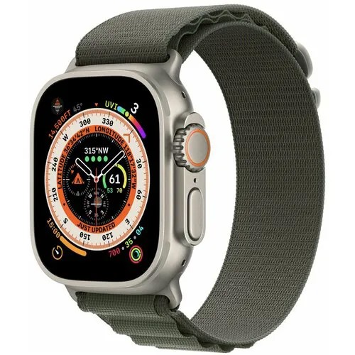 Ремешок Apple Alpine Loop Green M для Apple Watch ULTRA 49mm MQE33ZM/A