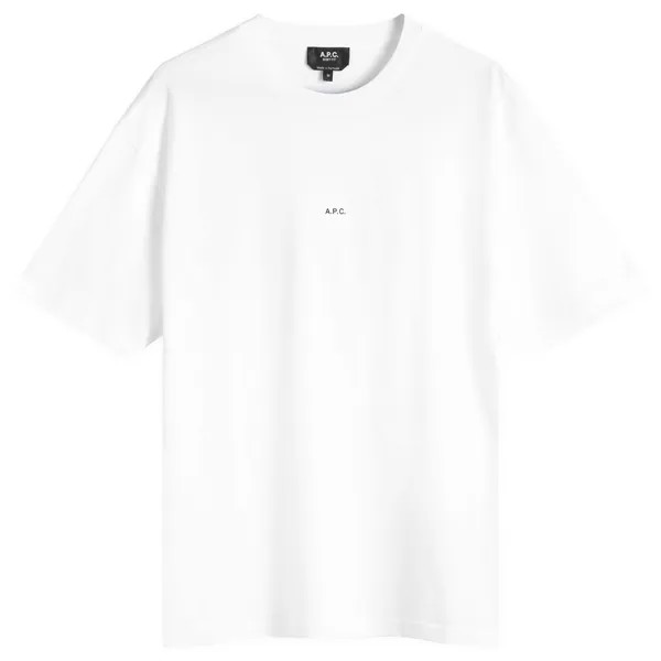 Футболка A.P.C. Micro Logo T-Shirt, цвет White & Black