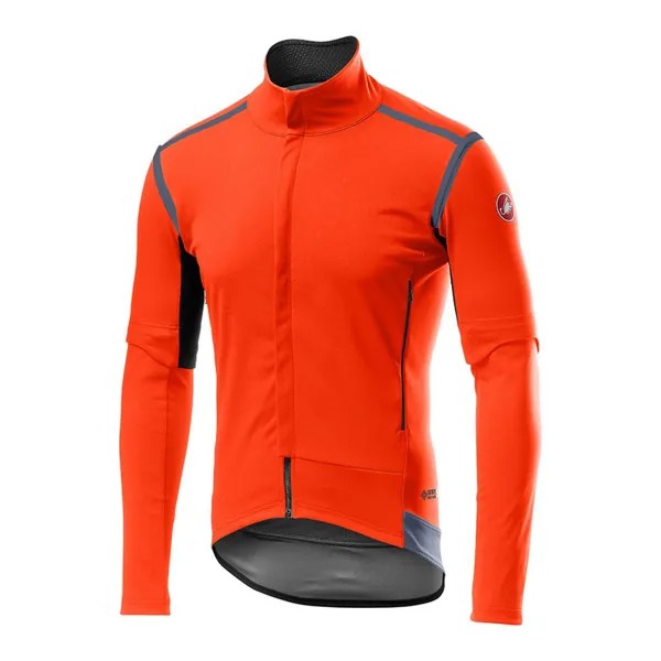 Куртка Castelli Perfetto RoS Convertible Goretex, оранжевый