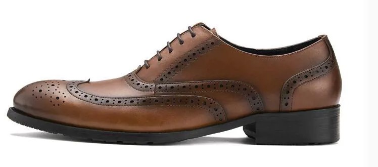 Мужские кожаные туфли Brock для отдыха деловой английский заостренный вырез Корейская версия модная Классическая обувь