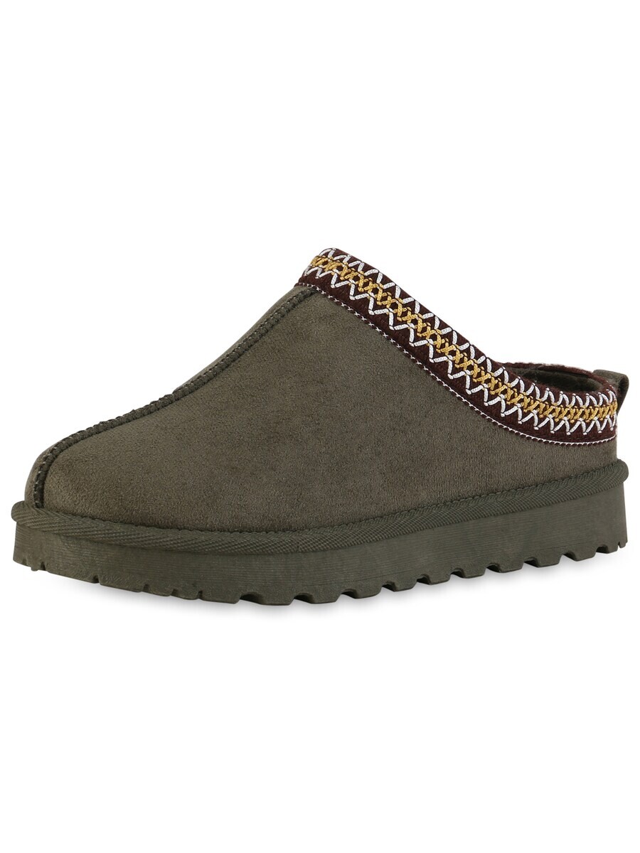 Тапочки Van Hill Slippers Isla, оливковый