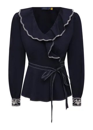 Хлопковая блузка Polo Ralph Lauren
