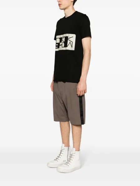 Футболка Level T из органического хлопка Rick Owens DRKSHDW, черный
