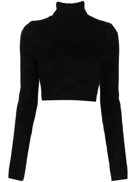 We11done knitted cropped jumper