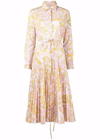 Emilio Pucci платье-рубашка с принтом Bandierine