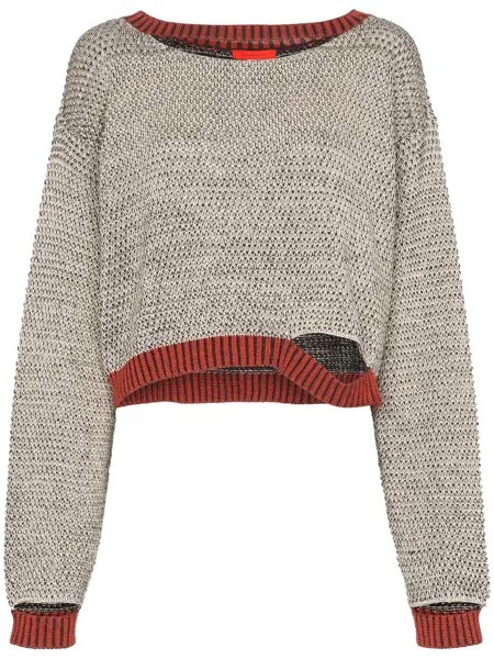 Eckhaus Latta трикотажный джемпер Wiggly Road