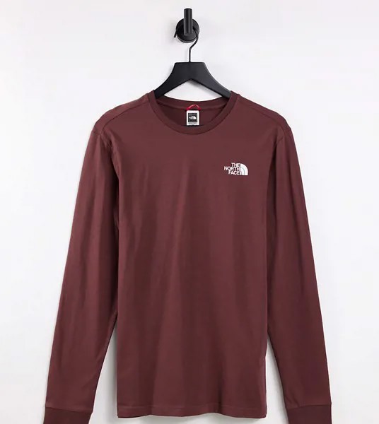 Коричневый лонгслив The North Face Simple Dome – эксклюзивно для ASOS-Коричневый цвет