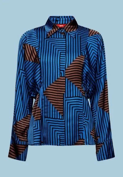 Рубашка Esprit, цвет bright blue