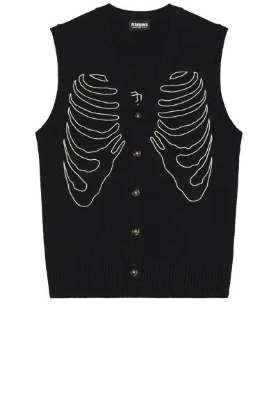 Свитер Pleasures Cage Vest, черный