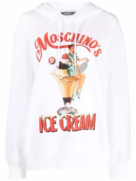 Moschino худи с логотипом