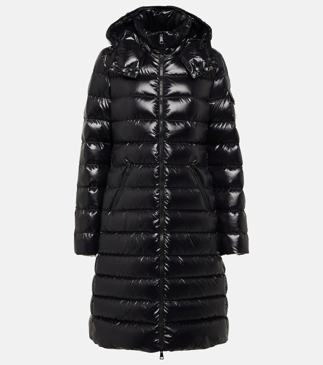 Пуховик мока Moncler, черный
