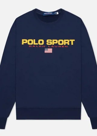 Мужская толстовка Polo Ralph Lauren Polo Sport Fleece Crew Neck, цвет синий, размер M