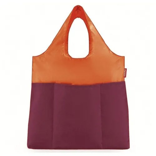 Сумка складная Mini maxi shopper plus bicolor оранжевая-розовая