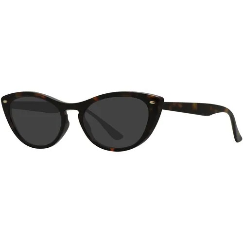 Солнцезащитные очки Forever, черный, коричневый