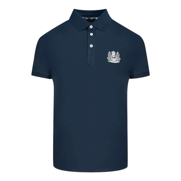 Рубашка-Поло морского цвета Aldi Aquascutum, синий