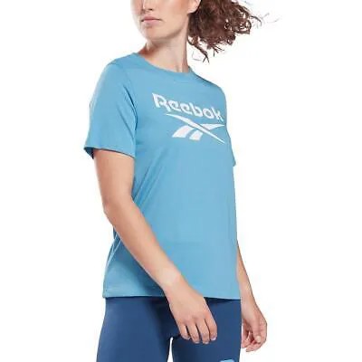 Женские рубашки и топы для фитнеса Reebok с синим логотипом Athletic XL BHFO 7791