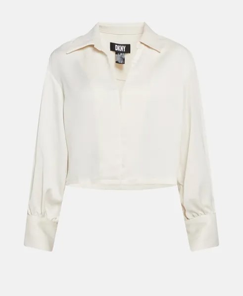 Рубашка блузка DKNY, цвет Wool White